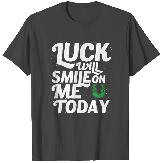 Lucky horseshoe green gift T Shirts