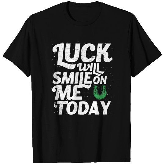 Lucky horseshoe green gift T Shirts