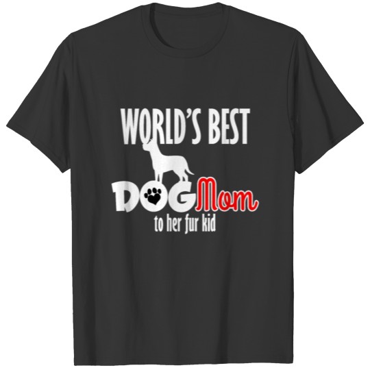 World's Best Dog Mom T-shirt