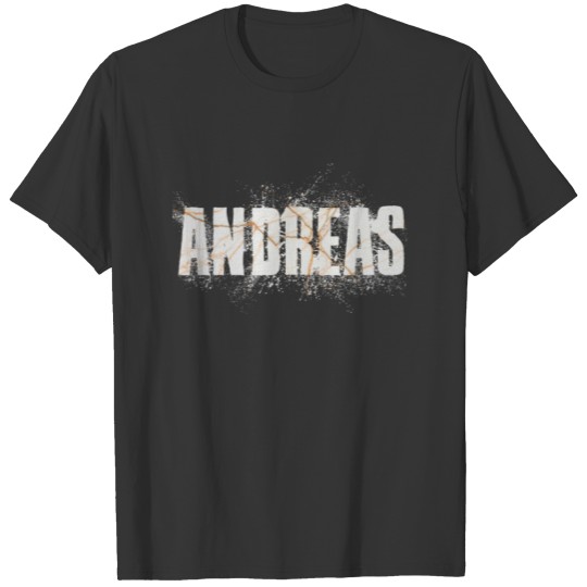 Andreas Name Word T-shirt