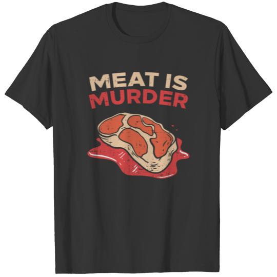 Meat Is Murder Funny Tee T-shirt