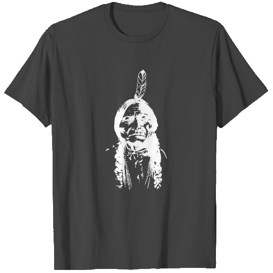 Sitting Bull Vintage Indian Native American T Shirts Ch