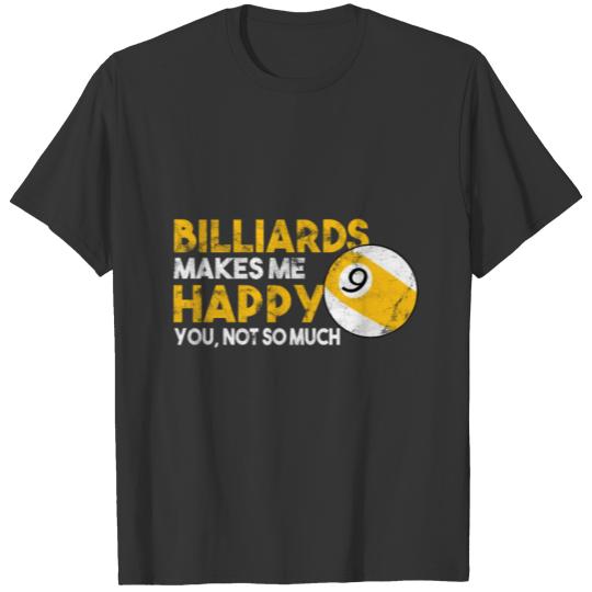 Billiard ball game sport gift T-shirt