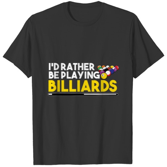 Billiard ball game sport gift T-shirt