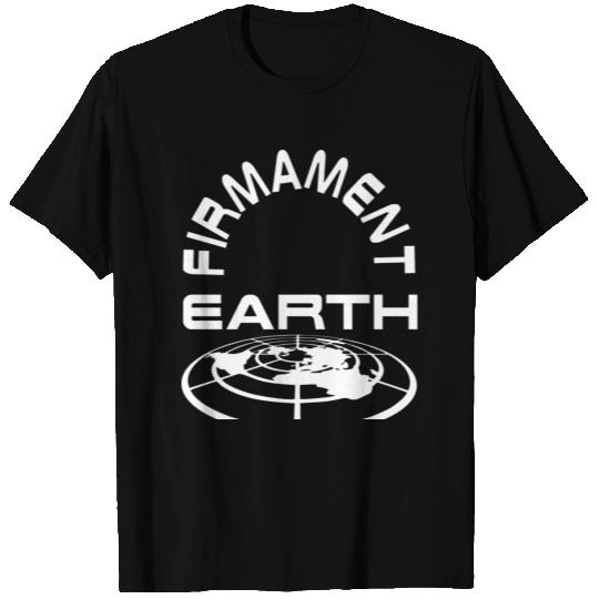 Funny Flat Earth - Firmament - Globe World Humor T Shirts
