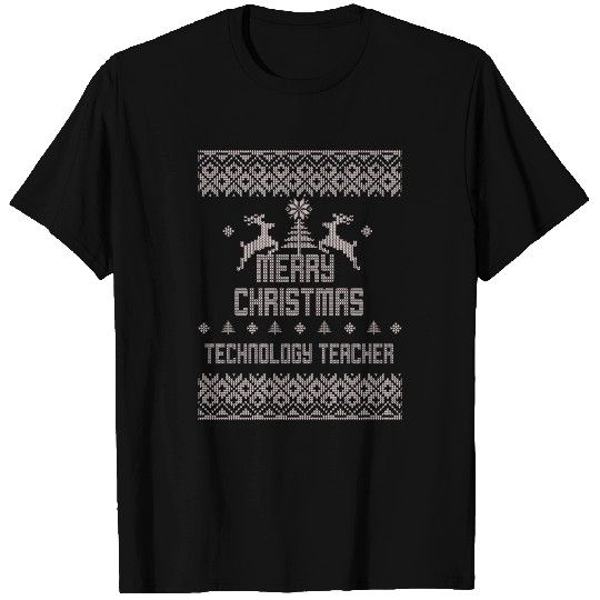 Merry Christmas Technology Teacher T Shirts
