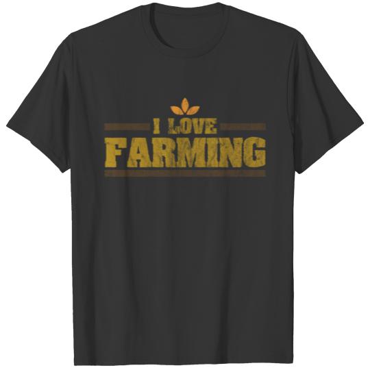 Farming animal Work Farmer Gift T-shirt