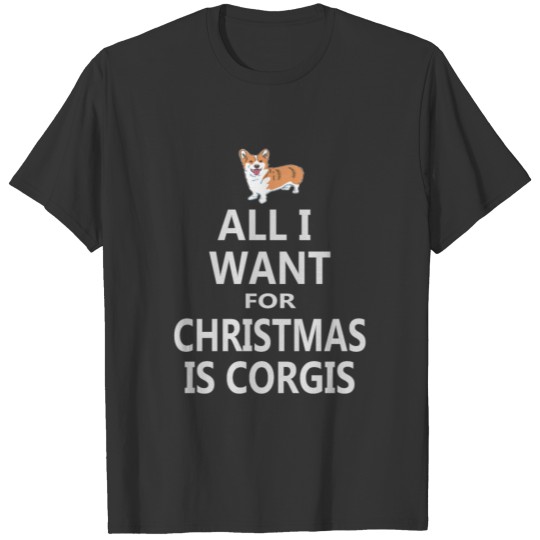 Cute Christmas Corgi Dog Mom Pet Animal Lover Gift T Shirts