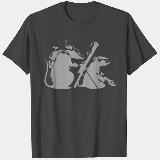 Banksy guerilla rats T Shirts
