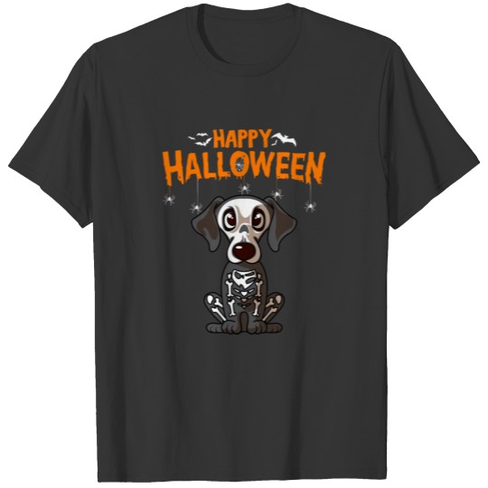 Happy Halloween Dachshund Skeleton Dog Costume T-S T Shirts