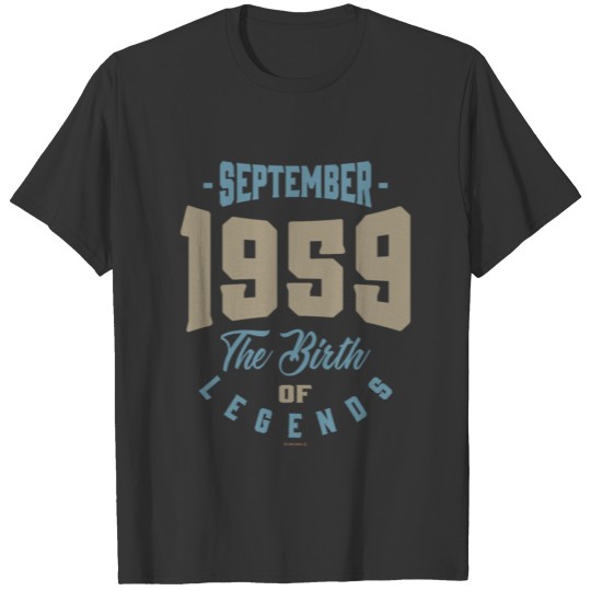 September 1959 Legends T-shirt