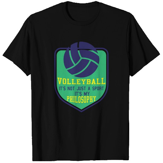 Volleyball it's my Philosophy T Shirts