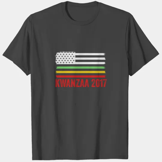 African American Flag Kwanzaa 2017 Culture Holiday T Shirts