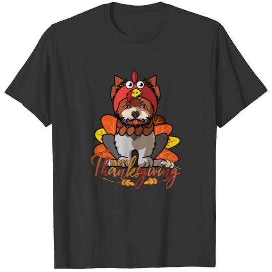 Happy Thanksgiving Yorkshire Terrier Turkey Dog Co T Shirts