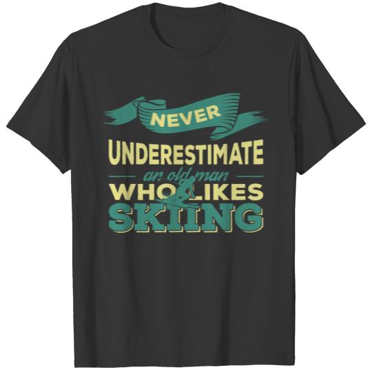 Skiing Grandpa T-shirt