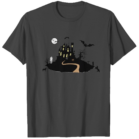 Haunted house ghost T Shirts