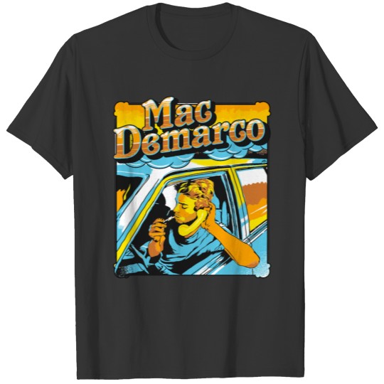 mac demarco in his car T-shirt