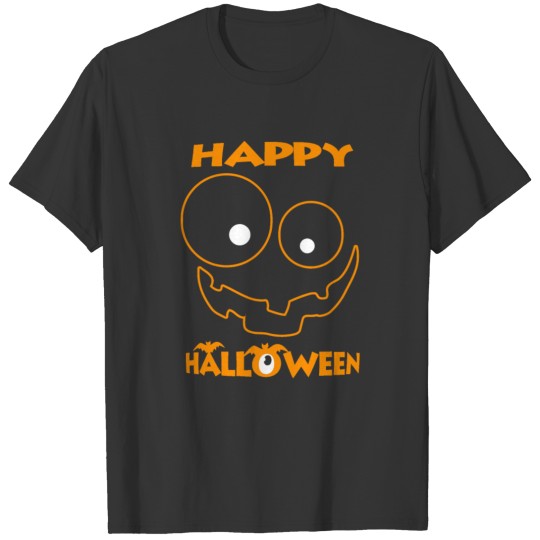 Face Pumkin Happy Halloween T-shirt