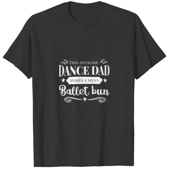 This Awesome Dance Dad for dark square T-shirt