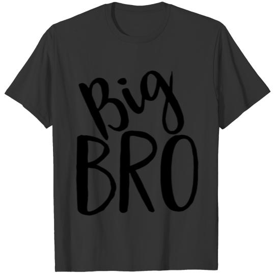 big brother raglan family best friend black T Shirts