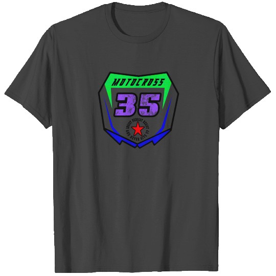 Motocross Number 35 T Shirts
