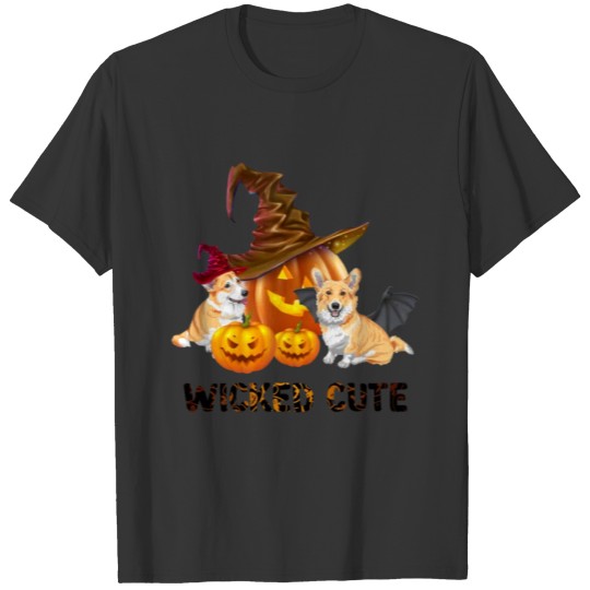 Wicked Cute Halloween Witch Corgi T Shirts