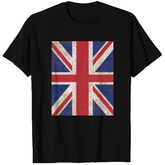 Union Jack Vertical Vintage T Shirts
