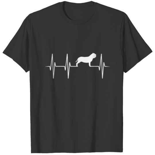 Neapolitan Mastiff Dog Owner Dog Heartbeat Pulse T Shirts