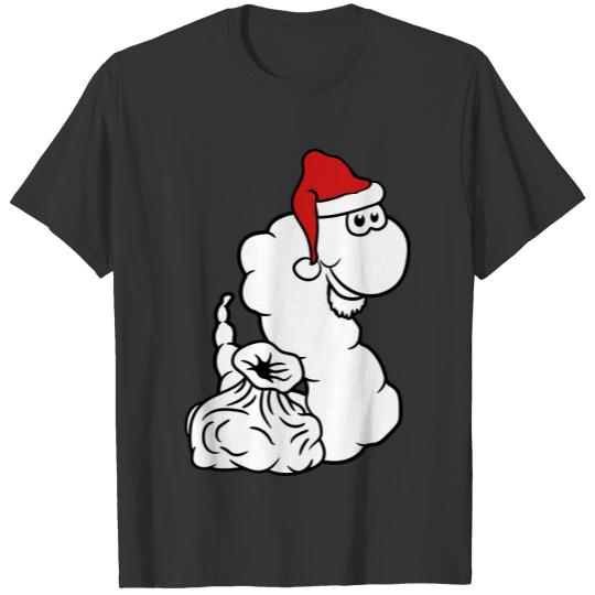 christmas winter santa nausea sack gifts santa cla T-shirt