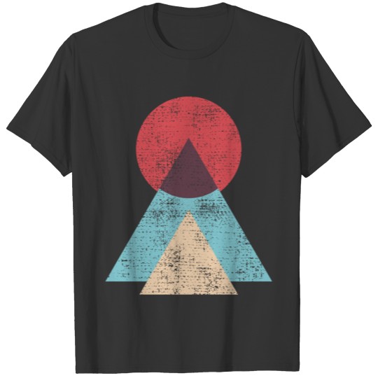 Mountains Sun Nature Abstract T Shirts