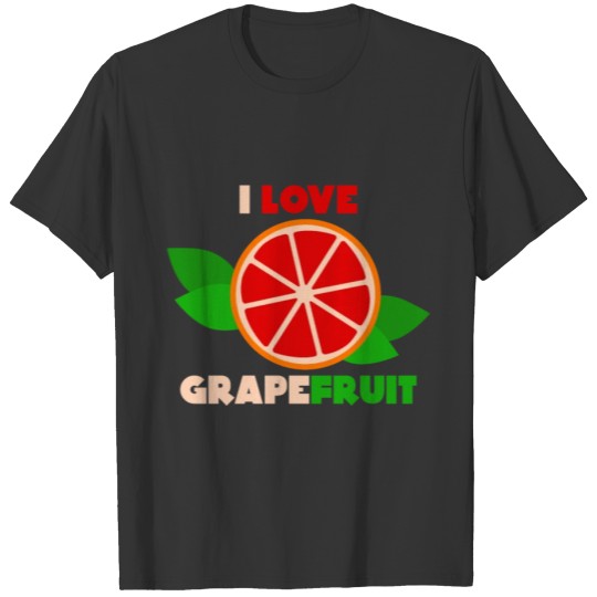 I Love Grapefruit Gift Christmas Kids Summer T Shirts