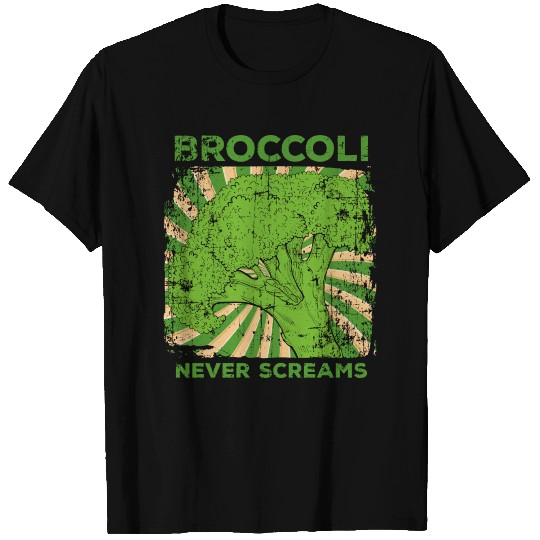 Broccoli never screams T Shirts