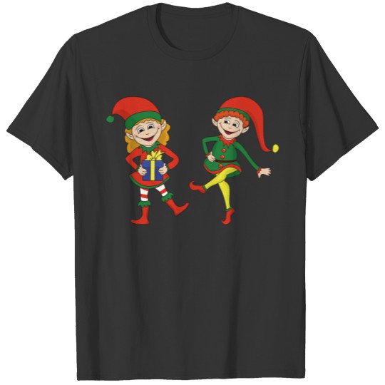 Funny Cool Cute Christmas Elf Elves Xmas Gifts T-shirt