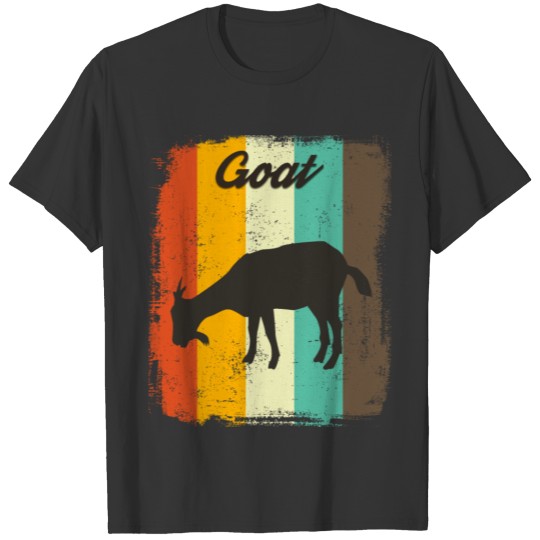 Goat Retro 70s Vintage Animal Lover Gift T Shirts