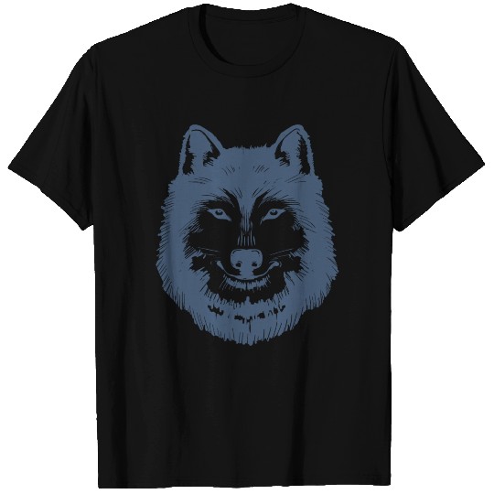 the Big Bad wolf Head - bad wolf face T Shirts