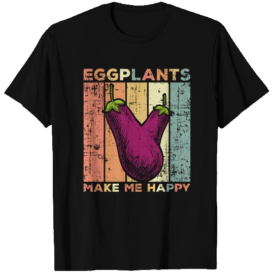 Eggplant Veggie T Shirts