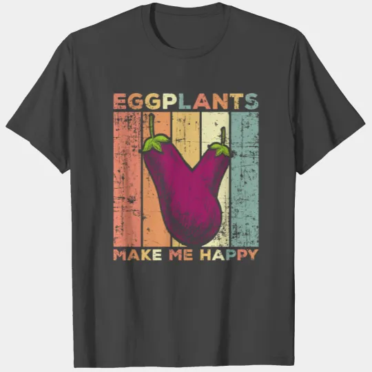 Eggplant Veggie T Shirts