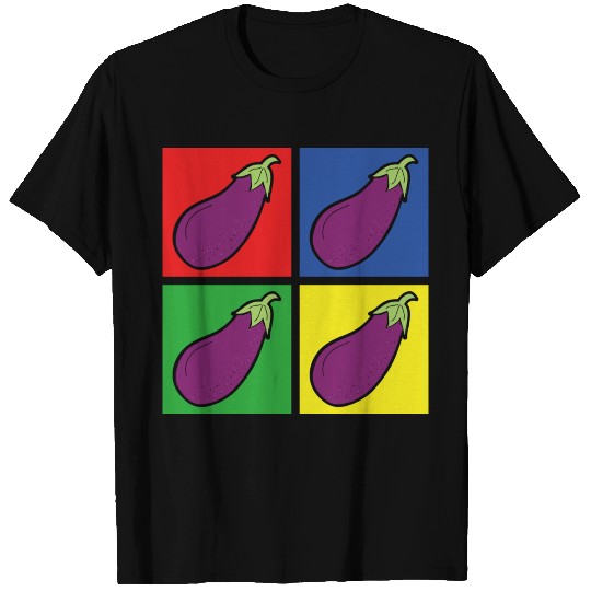 Eggplant Veggie T Shirts