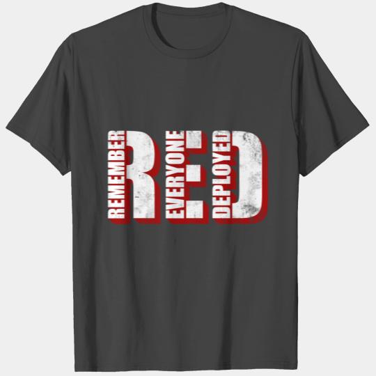 Veterans Day Military USA soldier war warrior RED T Shirts