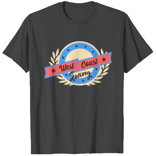 west coast swing wcs swingdance vintage gift T Shirts
