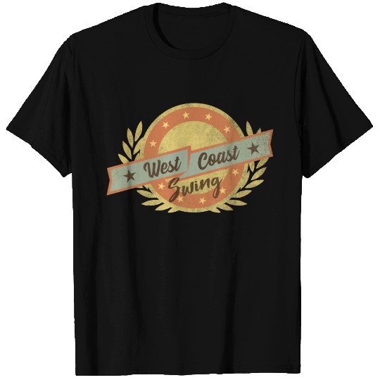 west coast swing wcs swingdance vintage gift T Shirts