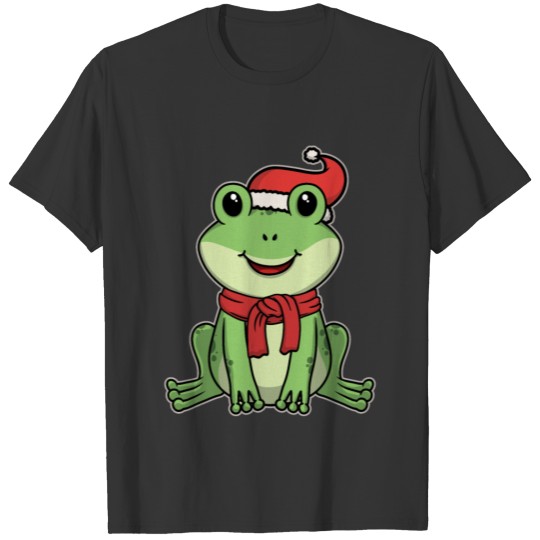 Animal Children Baby Frog Christmas Winter Gift T Shirts
