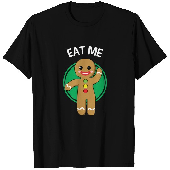 Gingerbread man cookie pastry gift T Shirts