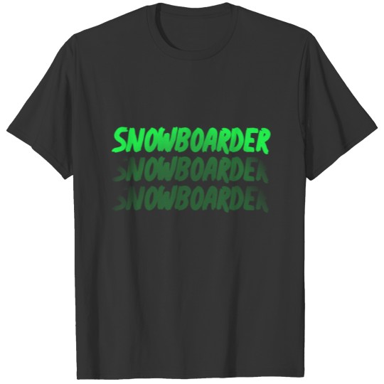 Snowboarder Snowboarding, boarder snow T-shirt
