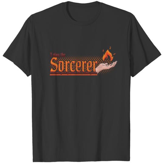 Sorcerer Tabletop Class Pen and Paper DnD Nerd T Shirts