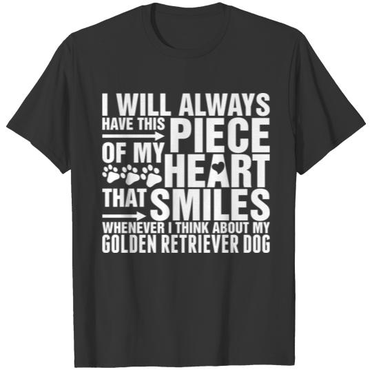 I Think About My Golden Retriever Dog Tshirt T-shirt