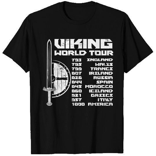 Viking World Tour | Warrior Valhalla Explorer Odin T Shirts
