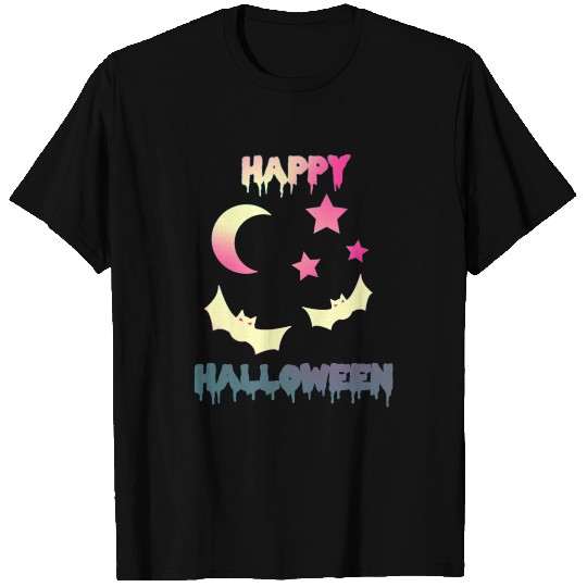 Happy Halloween bats bat scary night T Shirts