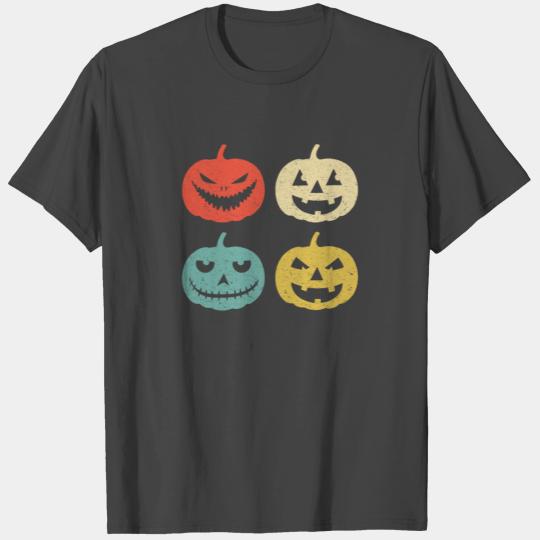 Halloween Pumpkin Vintage Jack-o-lantern T Shirts