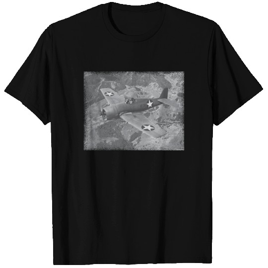 F6F-3 Hellcat Aircraft Design T Shirts